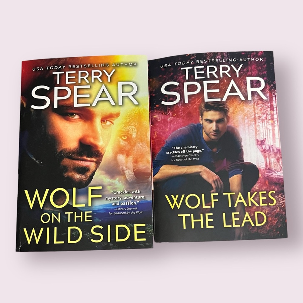 2 Terry Spear “Wolf” Books - “Wolf on the Wild Side” & “Wolf Takes the Lead”